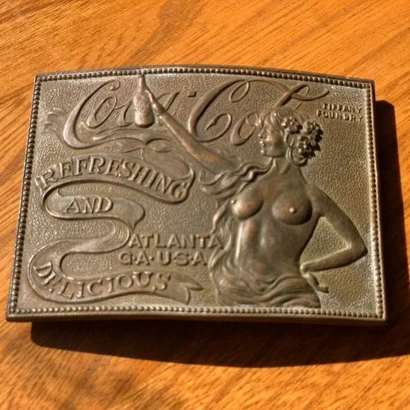Vintage 1960s-1970s Coca-Cola Belt Buckle *Special Backstory* - Picture 1 of 7